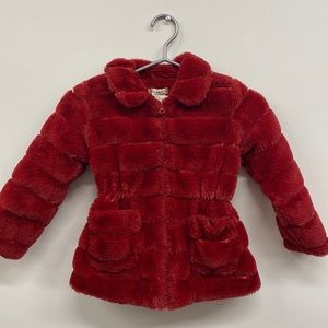 Joe & Ella Plush Ruby Coat